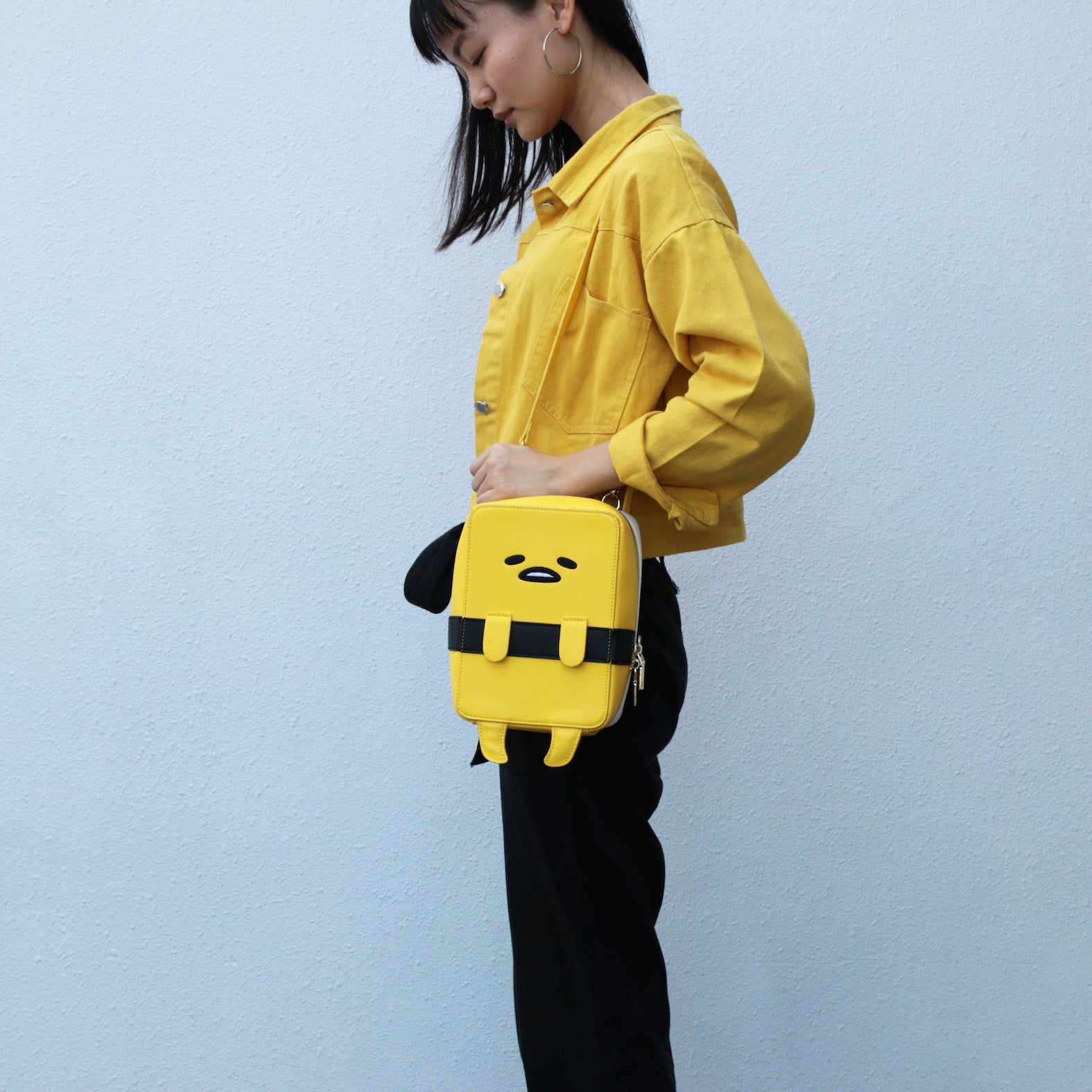 Gudetama's lazy brush bag