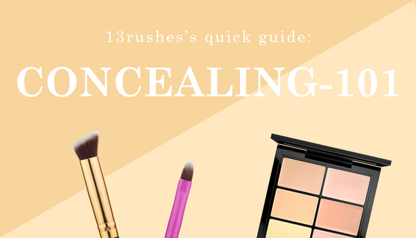 Concealing 101- Colour-correcting and concealing with brushes!
