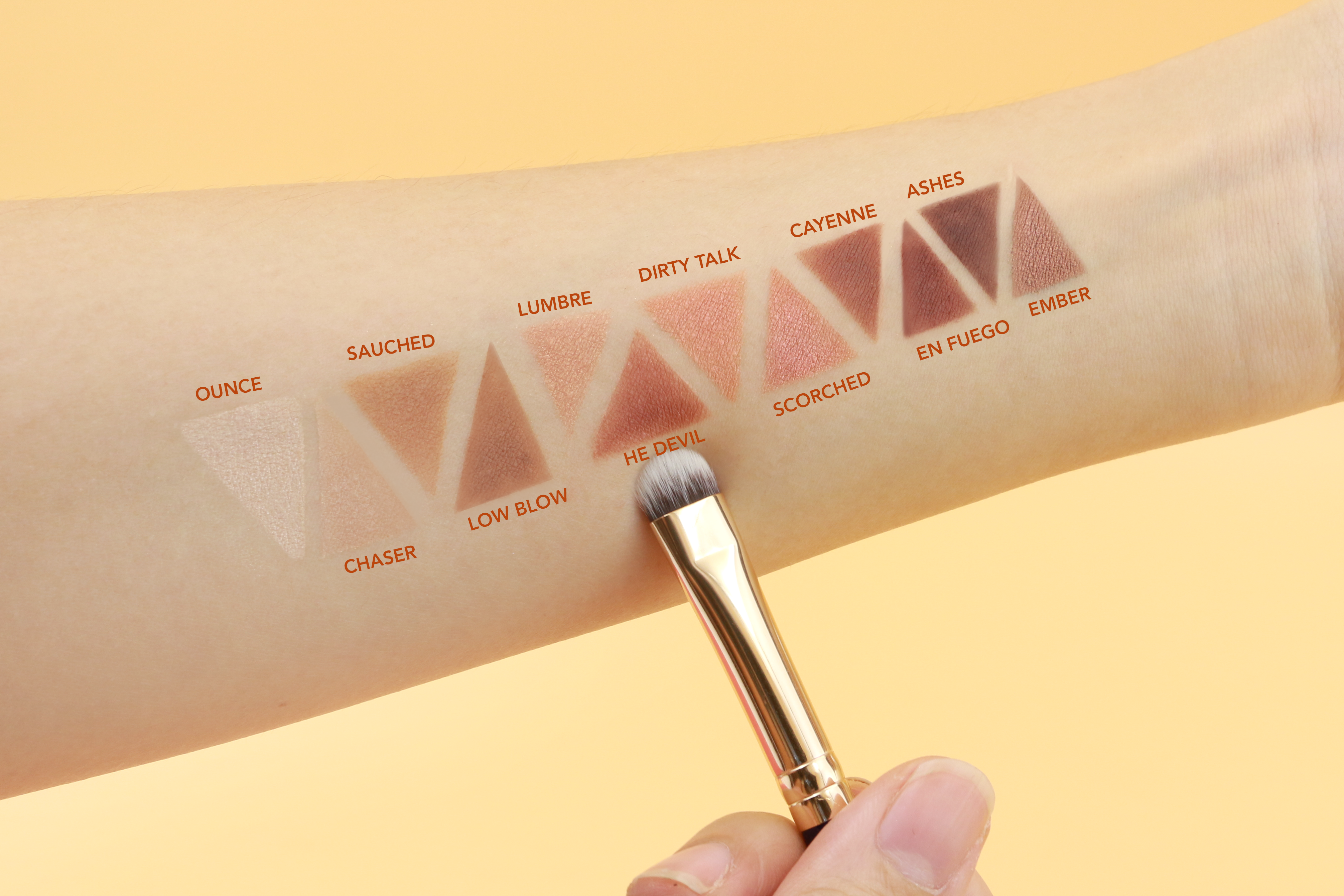 Urban Decay Naked Heat- Swatches and video tutorial for Asian eyes