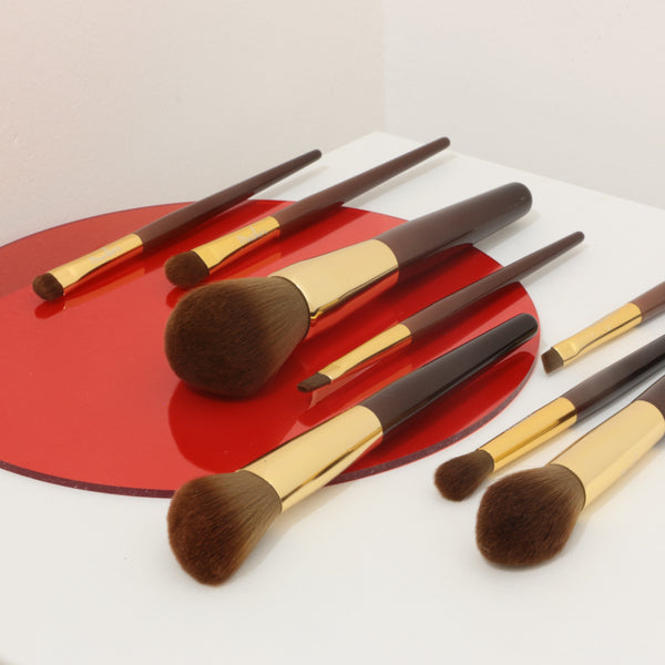 How does the Burnt Crimson collection differ from our usual range of brushes?