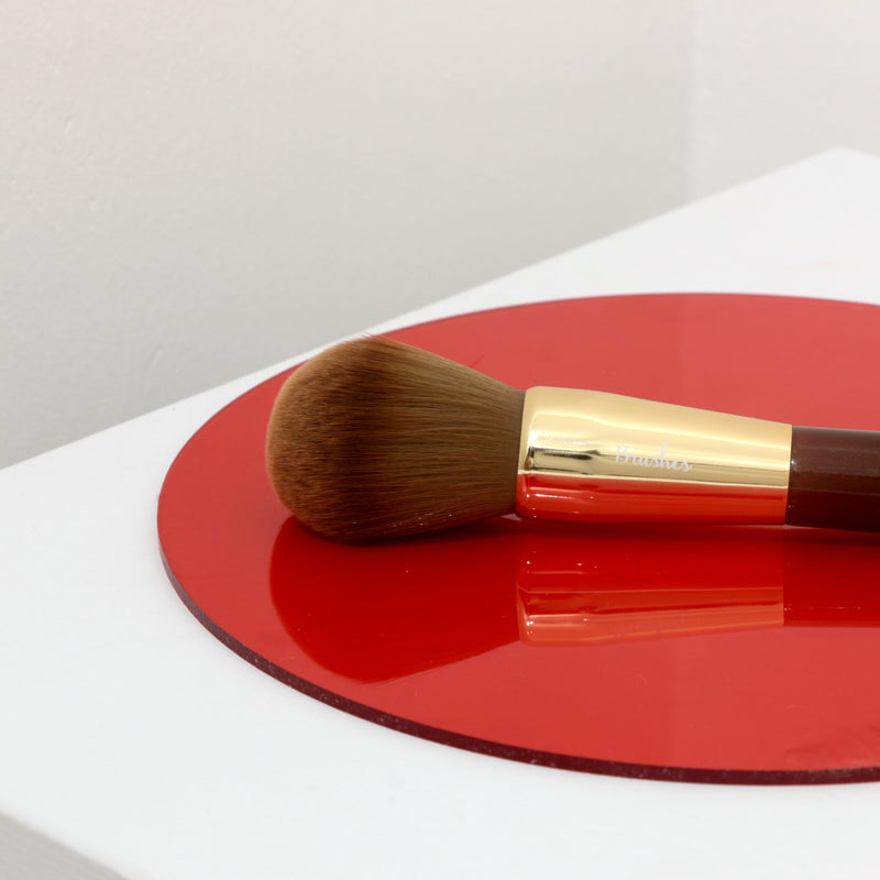 Round Crimson- Powder Brush